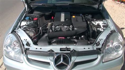 Mercedes Benz Slk Kompressor Engine R Hd Youtube