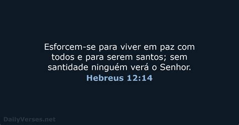 22 de janeiro de 2020 Versículo da Bíblia do dia NVI Hebreus 12