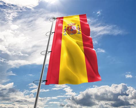 Spanien Flagge bedrucken lassen online günstig kaufen