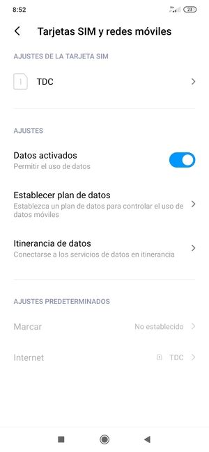 Configurar Itinerancia Roaming De Datos Xiaomi Redmi Note 8 Pro