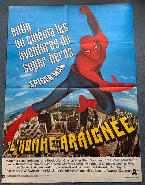 AMAZING SPIDER MAN 1978 L Homme Araignee French Grande