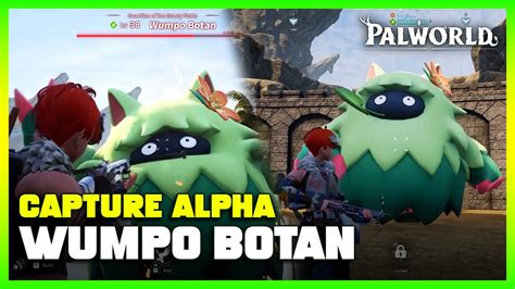 Capture Wumpo Botan Palworld Gameplay Youtube