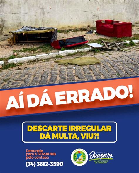 Prefeitura de Juazeiro orienta a população sobre descarte correto de