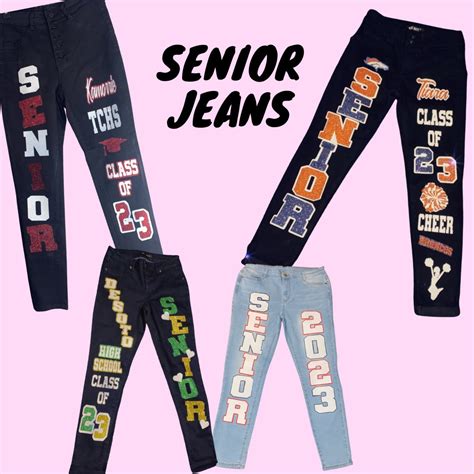 Senior Jeans Senior Outfit Grad Jeans Etsy