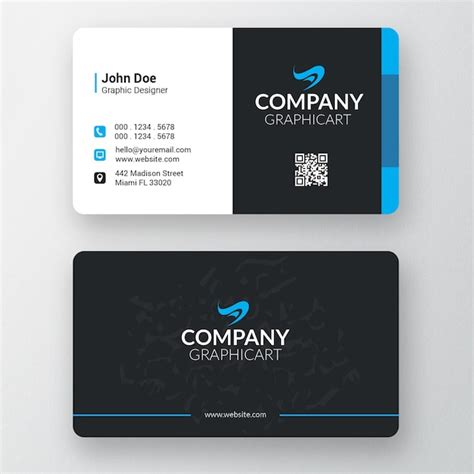 Carte De Visite D Entreprise Psd Premium