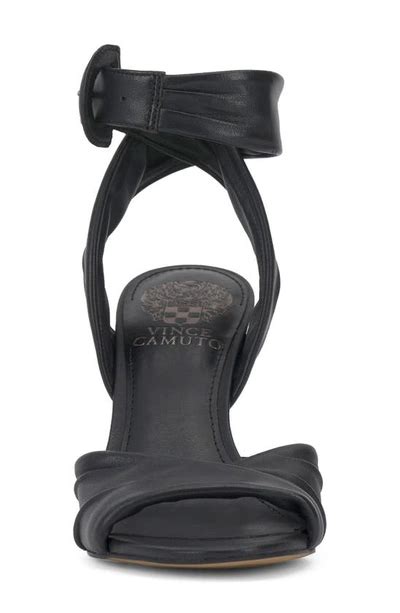 Vince Camuto Anyria Ankle Strap Sandal In Black Modesens