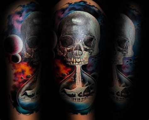 50 3d Skull Tattoo Designs For Men Cool Cranium Ink Ideas