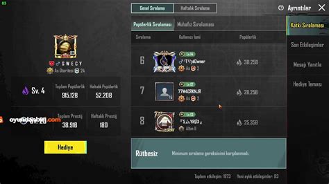 PUBG MOBİLE RANK YAYINI CANLI YAYIN YouTube