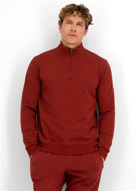 Quarter Zip Fleece Sweatshirt Za