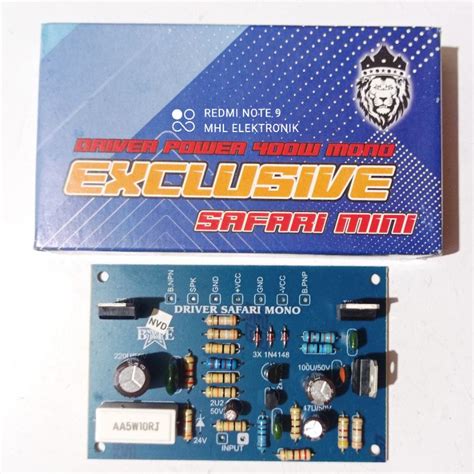 Jual KIt Driver Power 400W Mono EXCLUSIVE SAFARI Mini By BME Shopee