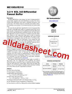 Mc Lve Datasheet Pdf On Semiconductor