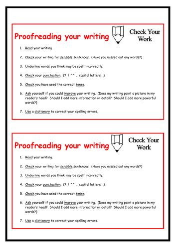 Proofreading Worksheets Teaching Resources