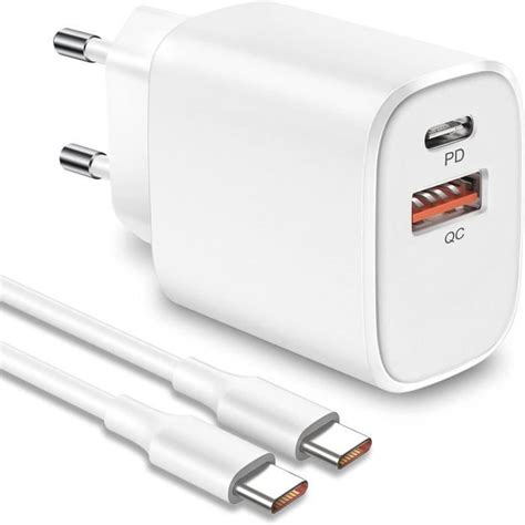 Chargeur Usb C W Ports W Usb C Chargeur Alimentations Chargeur