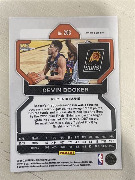 Panini Prizm Devin Booker Green Prizm Holo Mint Phoenix