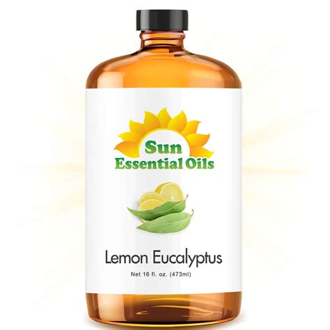 Sun Essential Oils 16oz Lemon Eucalyptus Essential Oil 16 Fluid Ounces