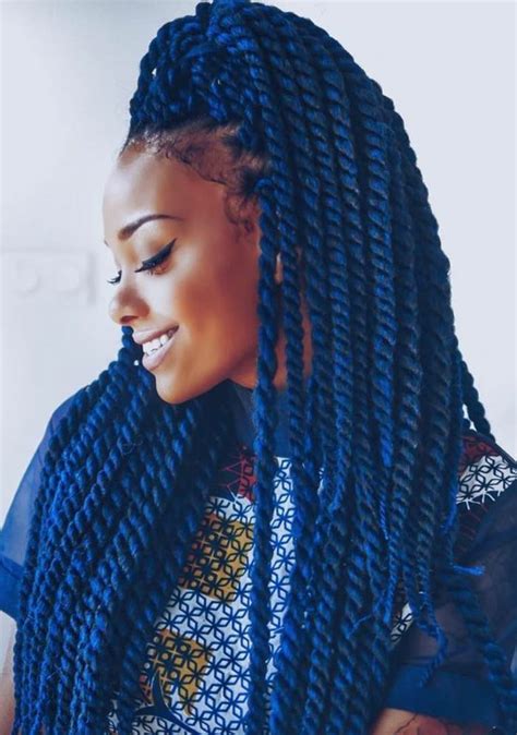 Des Braids Bleu