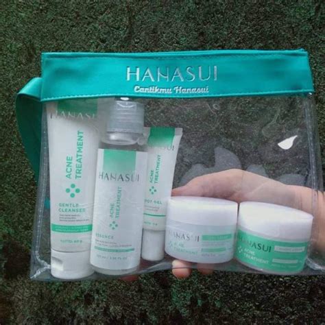 Hanasui Skincare Paket Komplit 5in1 Acne Treatment Series Paket