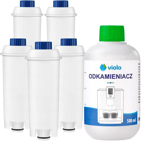 5 FILTR Do Ekspresu DELONGHI DINAMICA ECAM ODKAMIENIACZ 500 Ml Sklep