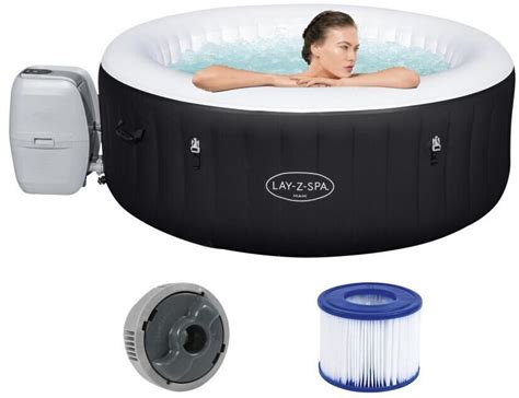 Bestway Whirlpool LAY Z SPA Miami AirJet Swimming Pool Juodas