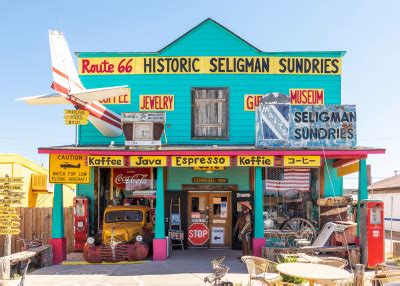 Shop Historic Seligman Sundries Route Usa Jigsaw Puzzle In Puzzle