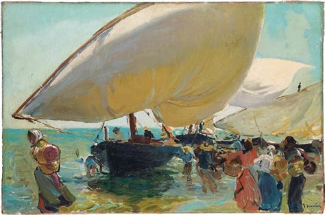 El Cuadro De Sorolla Llegada De Las Barcas Sale A Subasta