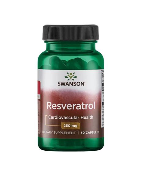 Swanson Resveratrol Resweratrol 100mg Kapsułki 30 E Forma