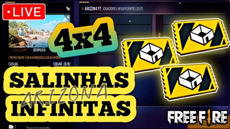 Hoje Salinhas Vem Pra Live Free Fire Ao Vivo K