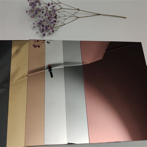 High Quality Gold Stainless Steel Sheet Plate Mirror Finish