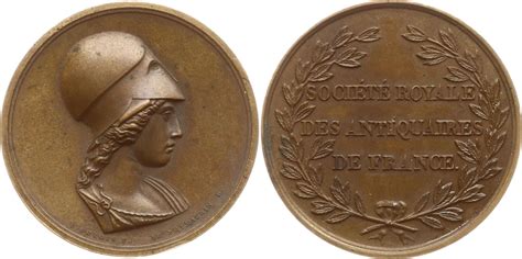 Frankreich K Nigreich Bronzemedaille O J R Von Dubois Und Puymaurin