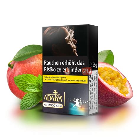 Adalya Shisha Tabak 25g MNG Tango Ice Smoke2u 4 00