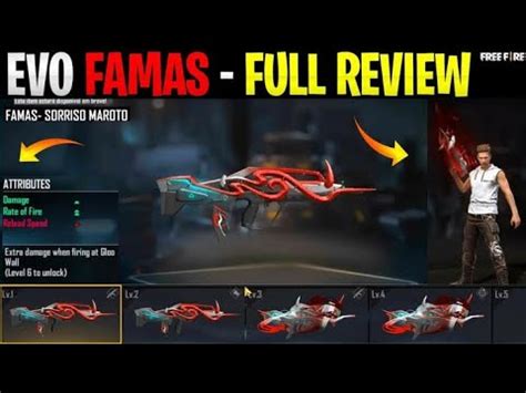 Famas Demonic Grin Evo Gun Feb Freefire Youtube