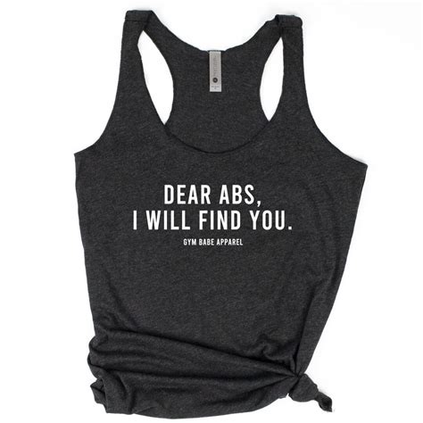 Funny Gym Shirts For Women Dear Abs Shirt Pump Cover Funny Etsy