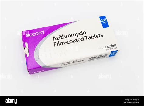 Azithromycin 250mg Film Coated Tablets Accord Brand PHOTO ONLY Uk