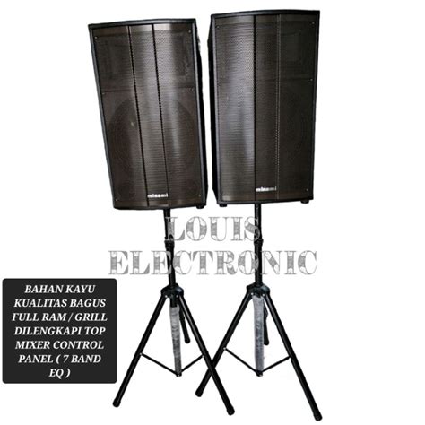 Jual Speaker Aktif Pasif Inch Minami Partybox Free Stand