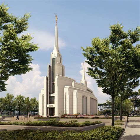 Artist Rendition of Rome Italy Temple