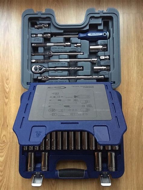 Socket Set Snap On Blue Point 38 General Service Set Sockets