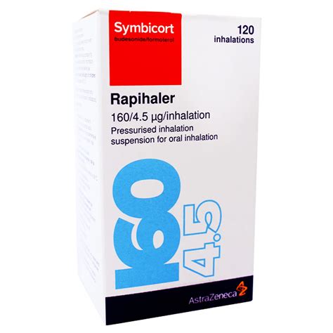 Symbicort Rapihlaer 160 4 5 Mcg 120 Inhalaciones Tratamiento Del Asma