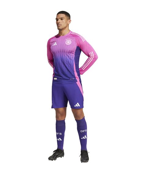 Adidas DFB Deutschland Auth Trikot Langarm Away EM 2024 Pink Replicas