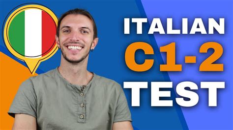 TEST Di ITALIANO Livello C1 AVANZATO YouTube