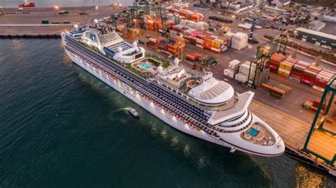 Dp World San Antonio Recibe Al Crucero Sapphire Princess En La Escala Final De Su Viaje