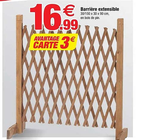 Promo Barrière Extensible chez Bazarland iCatalogue fr