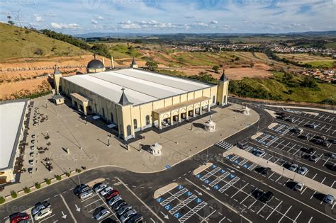 veduta aerea del più grande santuario di santa rita al mondo a cassia