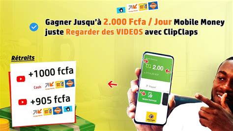 Gagner 2 000 Fcfa Jour 3 En Argent PayPal Mobile Money En