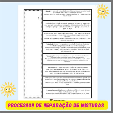 Separação de misturas Educa Market