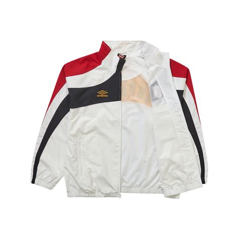 Supreme Umbro Track Jacket Ss23 Whitesupreme Umbro Track Jacket Ss23