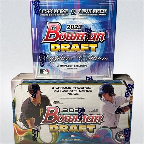 Bowman Draft Jumbo Sapphire Box Mixer Live Team Rip Mbb