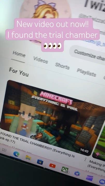 Check Out My New Vid ️ Minecraft Mcyt Minecraftupdate