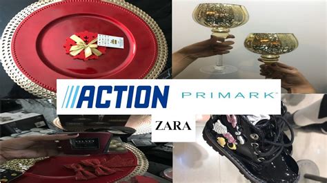 HAUL ACTION PRIMARK ZARA DECEMBRE 2019 مشترياتي من اكسيون بريمارك و