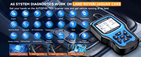 Autophix Full Systems Diagnostic Scan Tool Compatible With Land