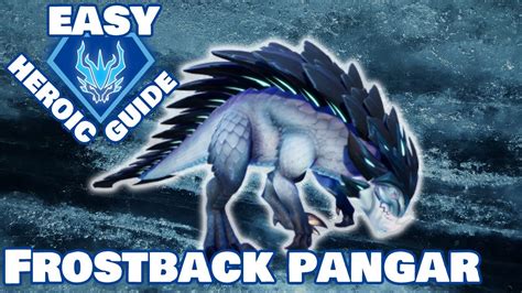 How To Defeat Frostback Pangar Fast And Easy Guide Youtube